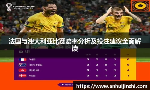 法国与澳大利亚比赛赔率分析及投注建议全面解读